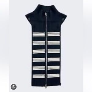 VERONICA BEARD NWT Persah navy & cream Dickey ONLY OS size 00-14